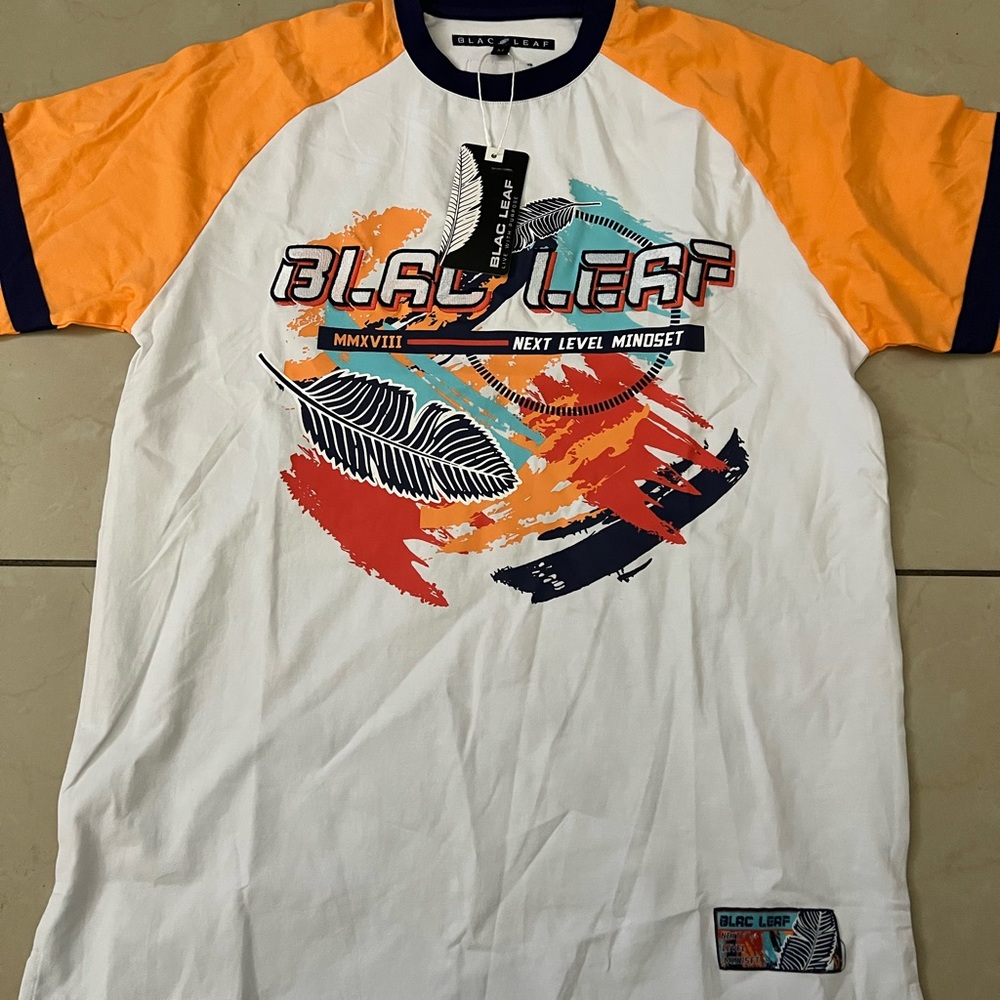 Blac leaf shirt